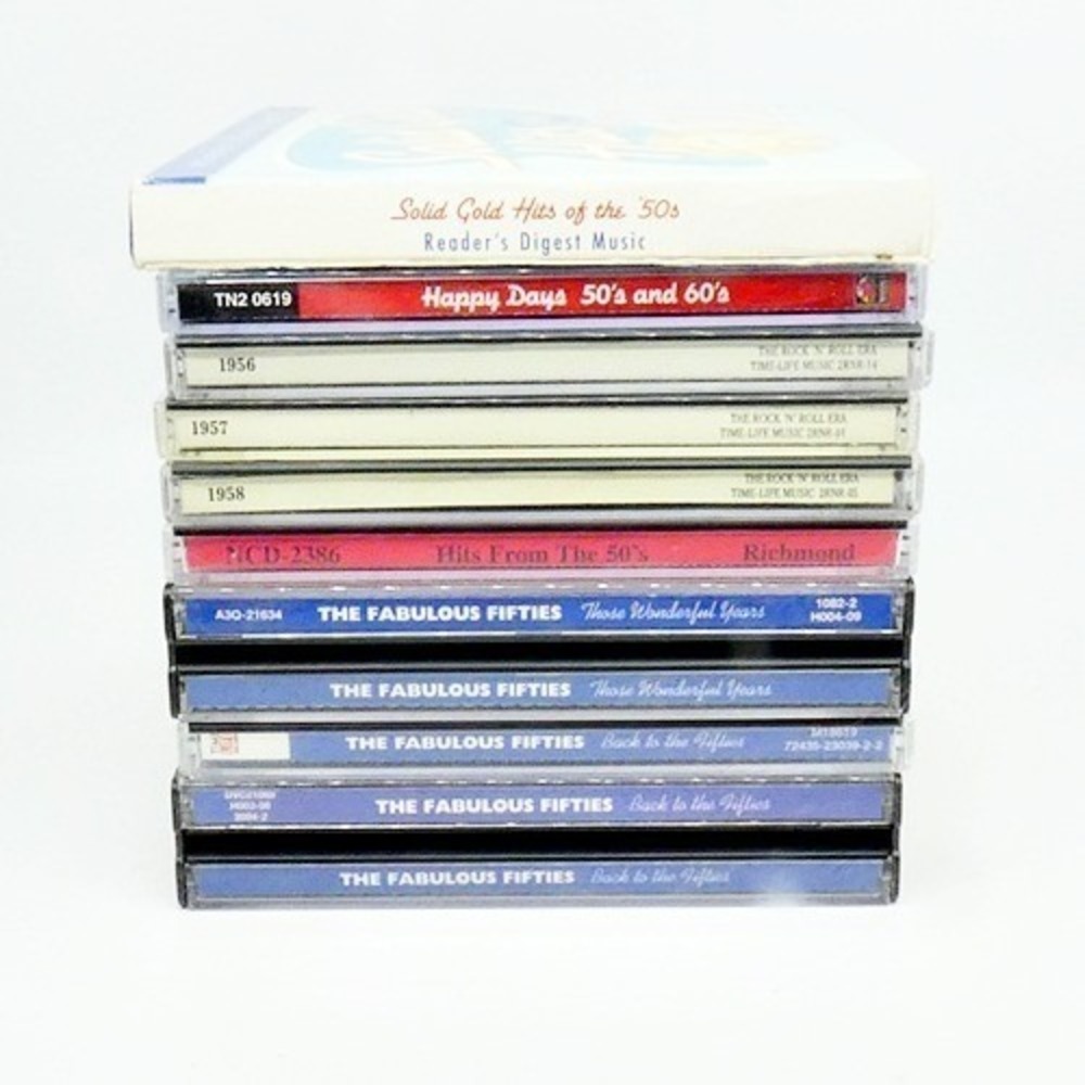 Huge 50's CD Lot Fabulous Fifties Time Life Rock N Roll Era Reader's Digest 17 D